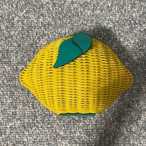 Kate Spade Lemon Wicker Purse